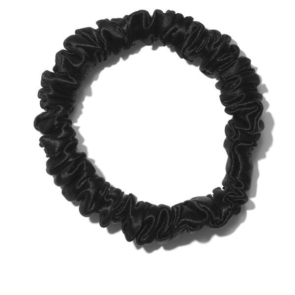 Silk scrunchie black skinny - Sleep IN Beauty