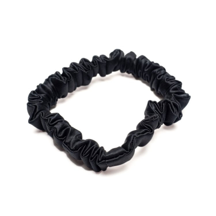 skinny silk scrunchie
