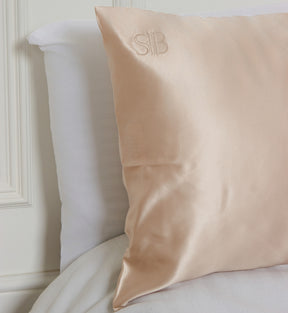 Taie d'oreiller en soie 100% soie mûre 22 momme anthracite noir taille standard.