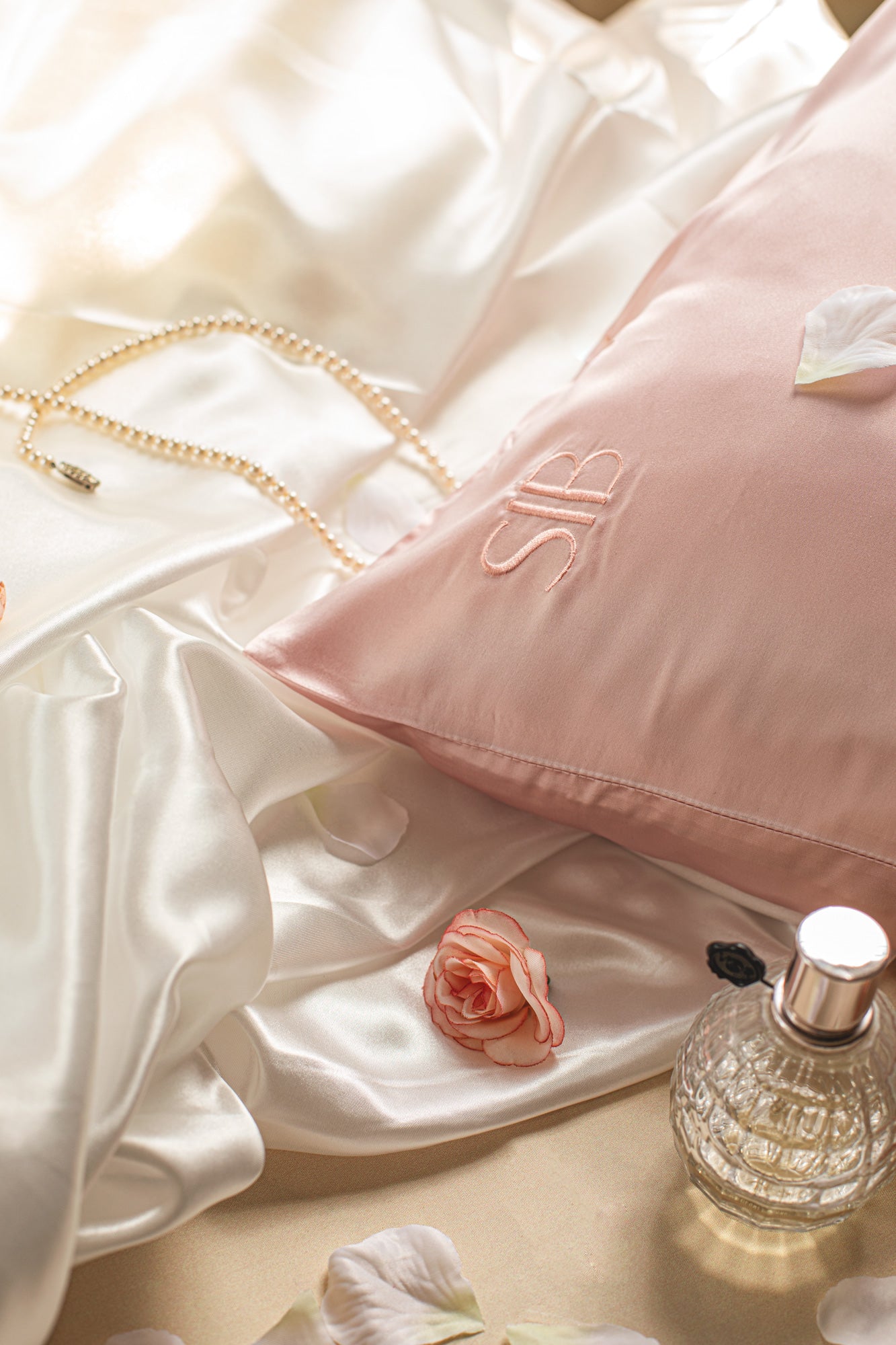 Pair of SIB™ silk pillowcases